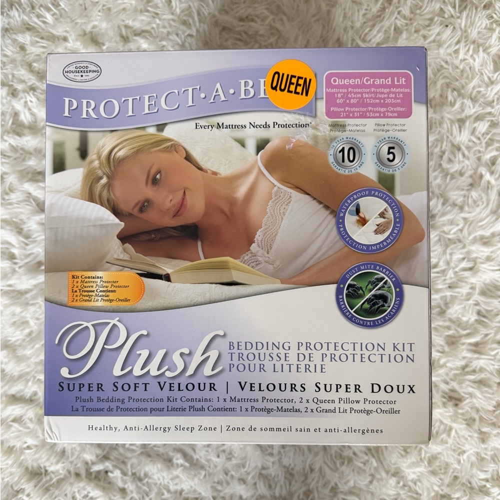 Plush Bedding Protection Kit - Queen